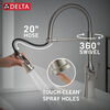 Llave monomando deslizable para cocina con salida con resorte