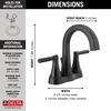 Llave para baño de combinación de dos manijas
