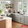 32” Workstation Kitchen Sink Undermount 16 Gauge Stainless Steel Single Bowl with WorkFlow™ Ledge and Accessories
