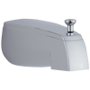 Tubo de salida para bañera con desviador deslizable