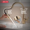 Llave para cocina monomando extensible con dispensador de jabón y tecnología ShieldSpray®
