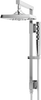 Columna de ducha de 18" angular