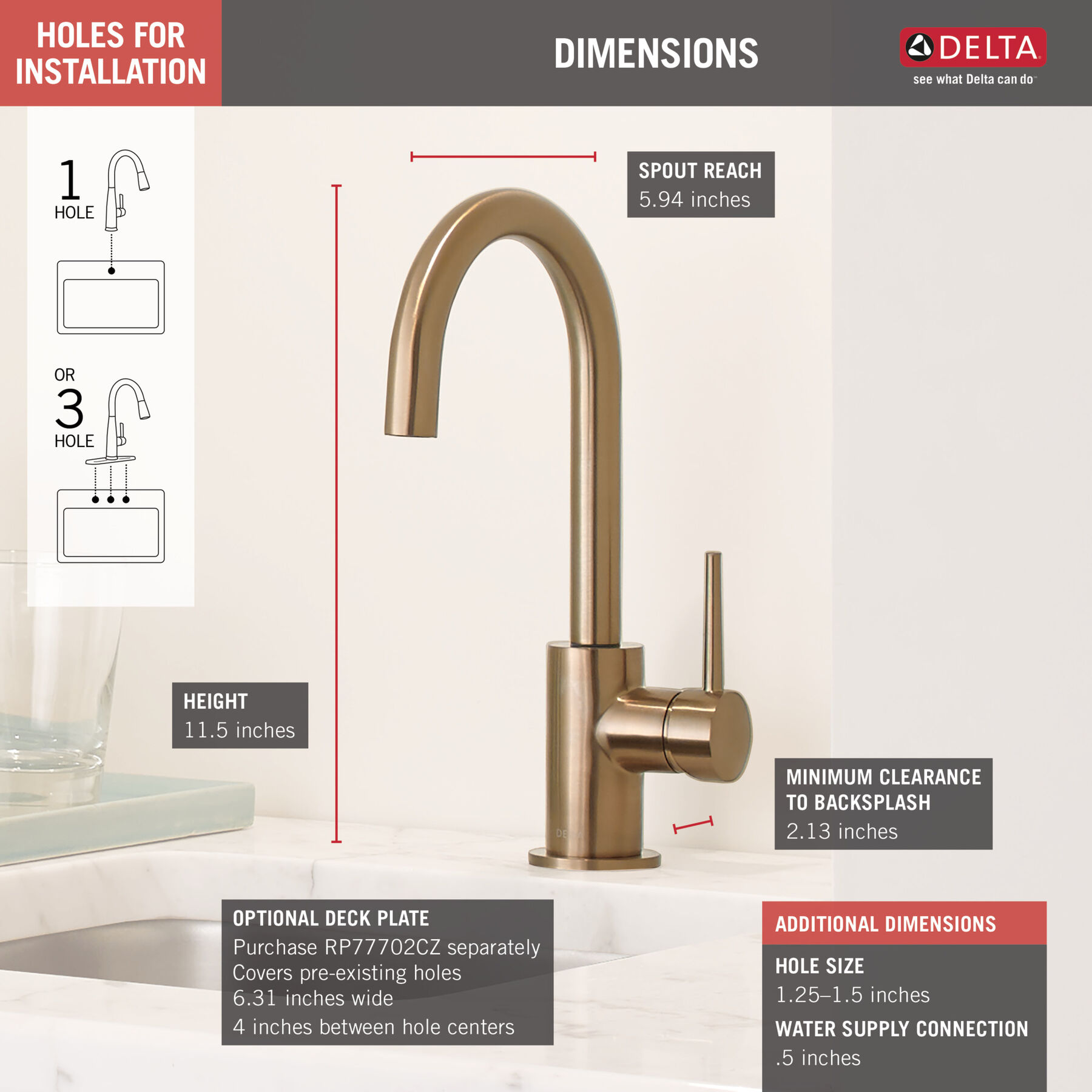Estilo de bar auténtico con giro limitado (producto recertificado), imagen 1