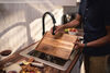 Llave para cocina monomando extensible con tecnología Touch<sub>2</sub>O®