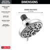 7-Setting Shower Head in Chrome - 1.75 GPM