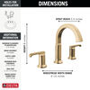 Llave para baño de extensión con dos manijas (producto recertificado)