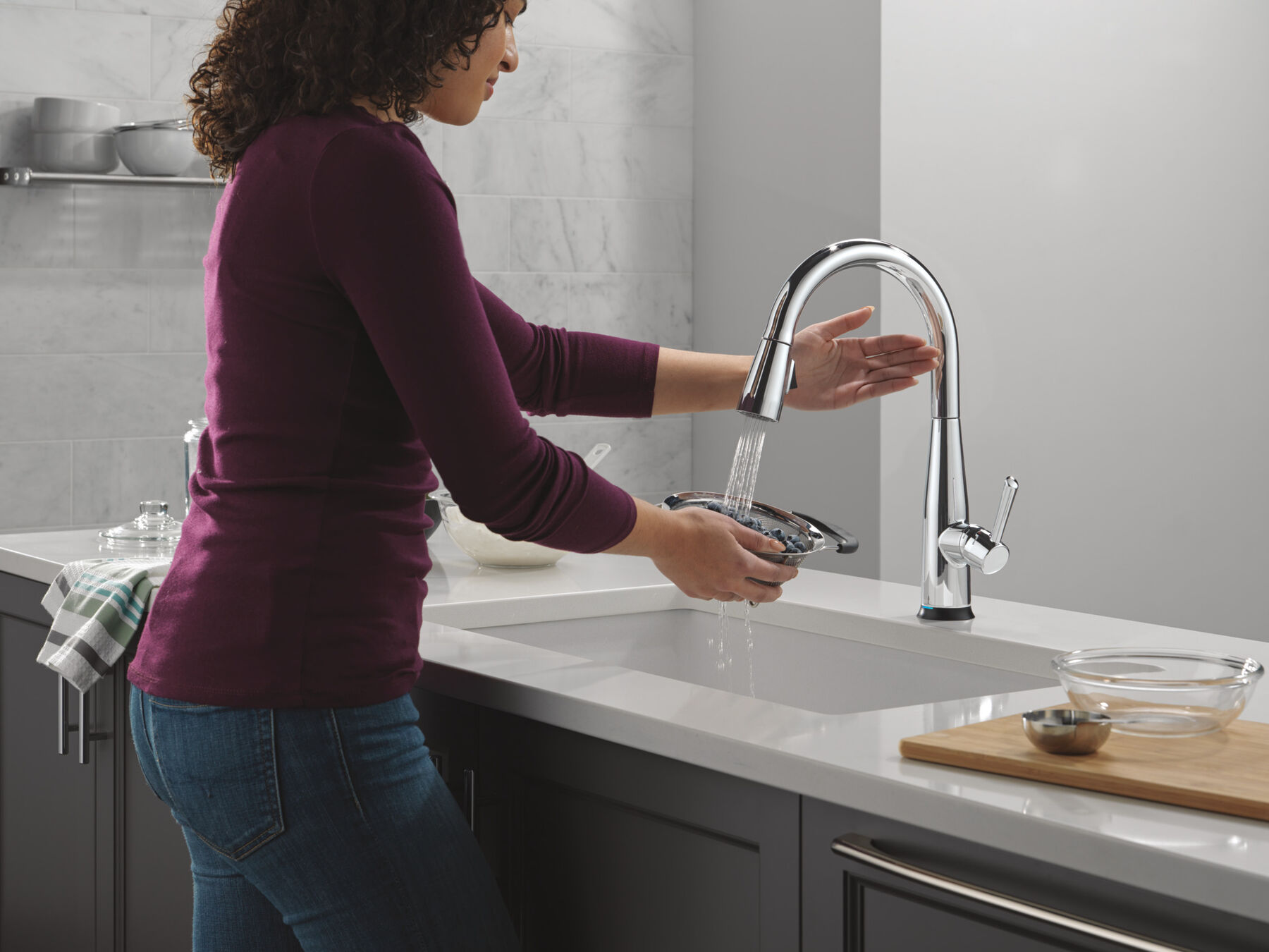 VoiceIQ® Single Handle Pull-Down Faucet with Touch<sub>2</sub>O® Technology, image 6