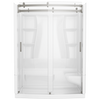 60x32 Alcove Shower Bundle with Door - Right Seat Center Drain Curve