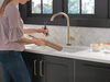 Llave para cocina monomando extensible con tecnología Touch<sub>2</sub>O®