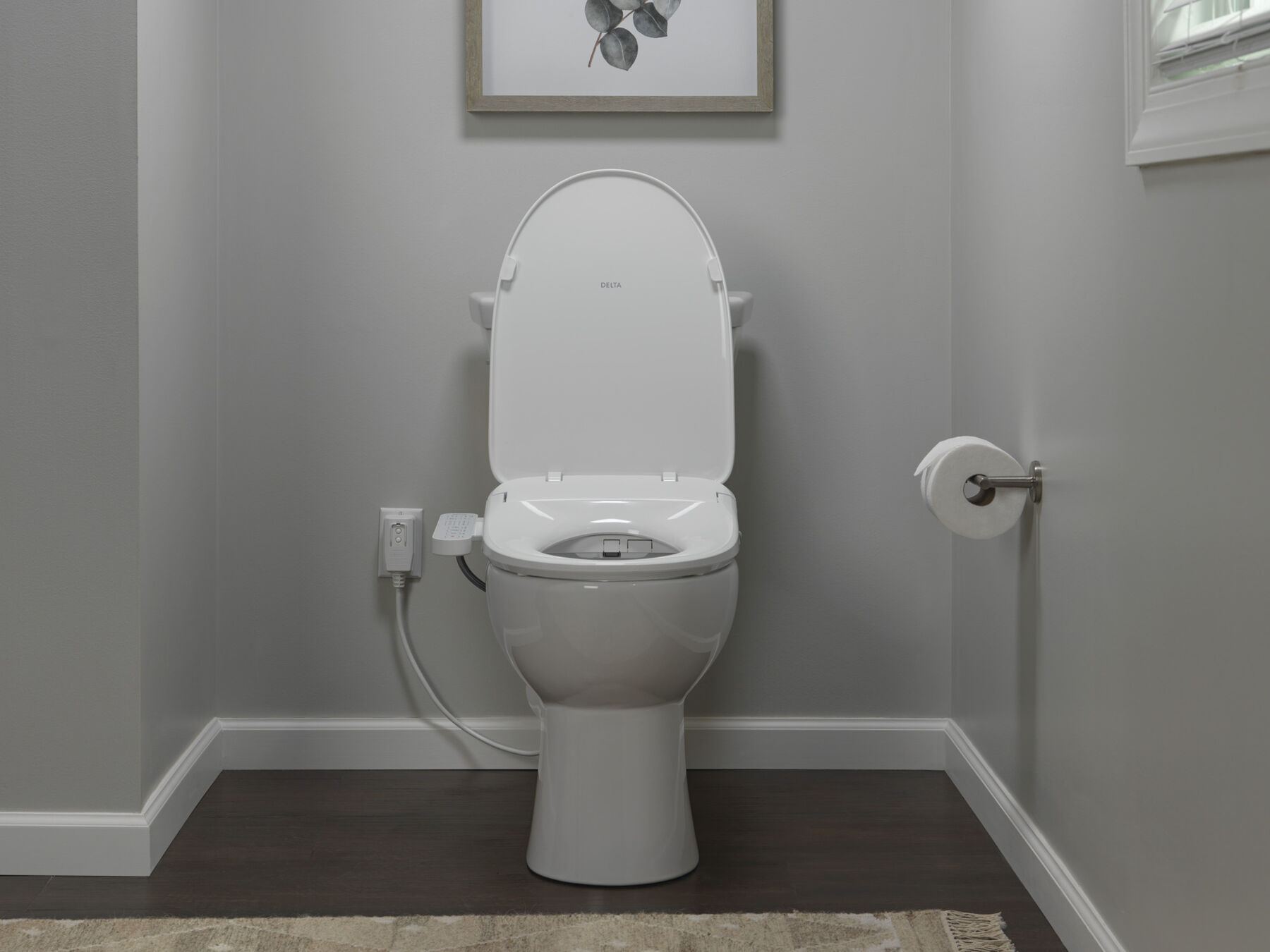 Standard Elongated Electric Bidet Toilet Seat, image 2