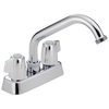 Llave de dos manijas para lavadero