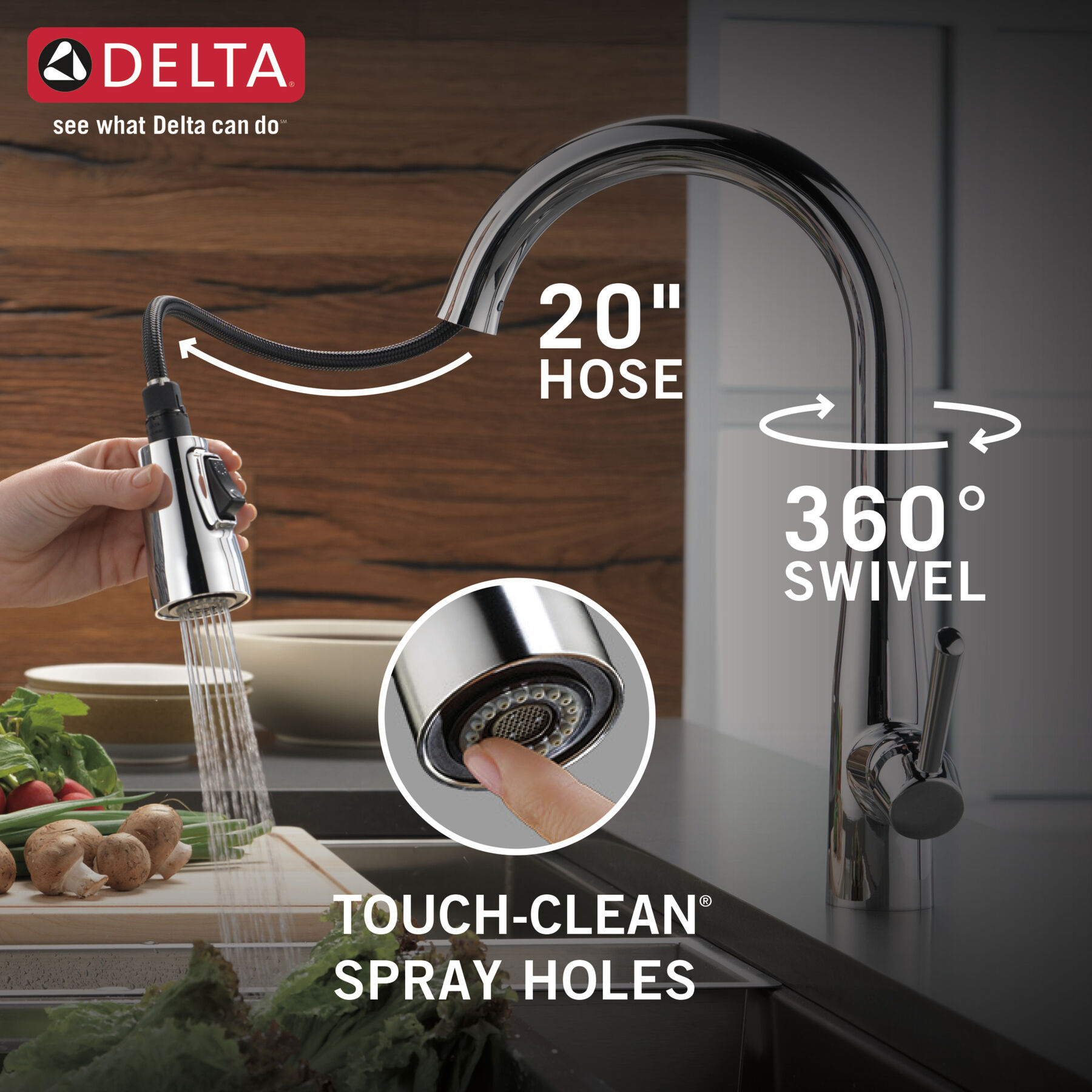 Llave para cocina monomando extensible (producto recertificado), imagen 4