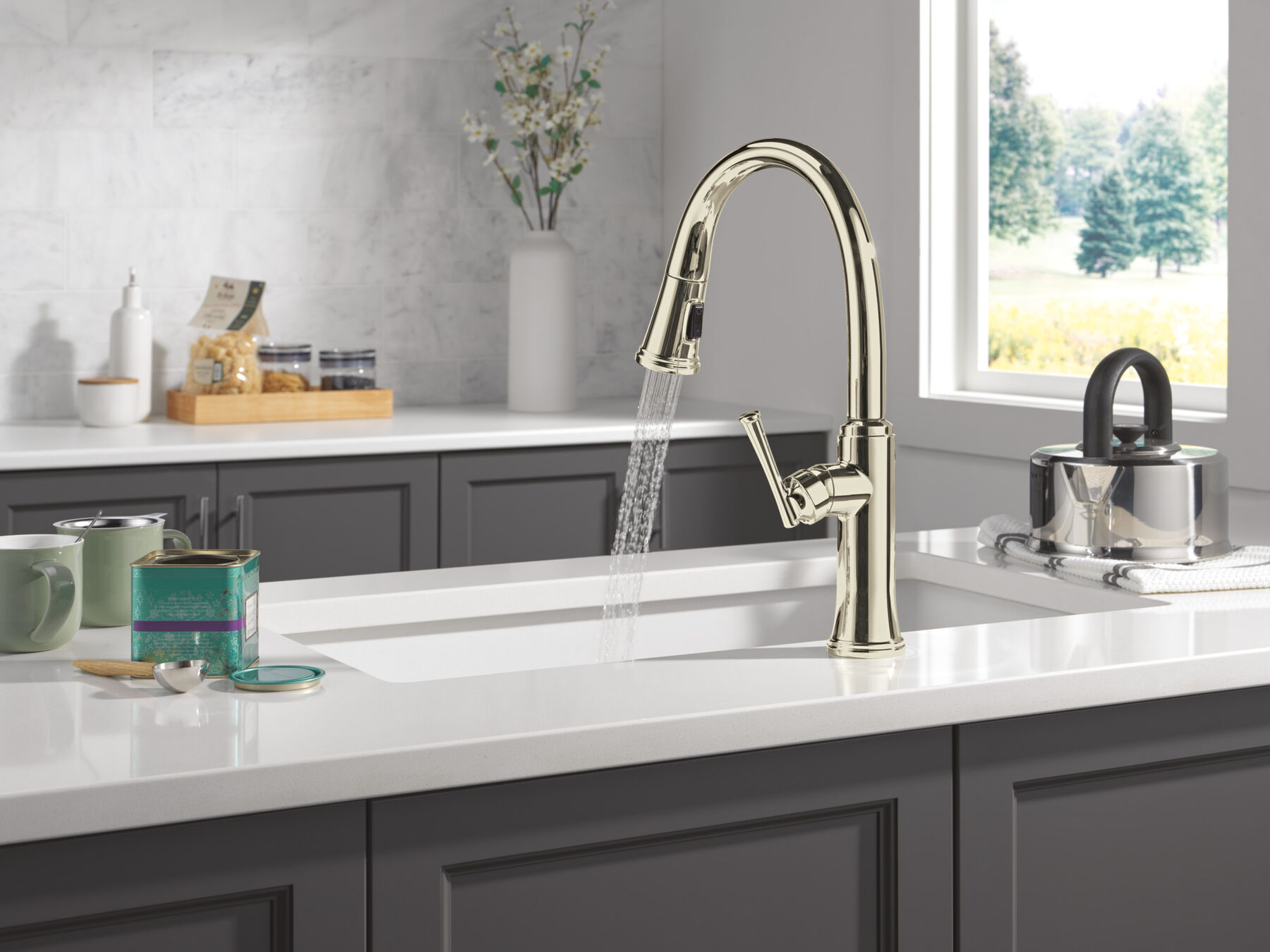 Llave para cocina monomando extensible, imagen 8