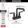 Llave para baño de combinación de dos manijas