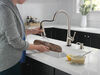 Single Handle Pull-Down Kitchen Faucet with Soap Dispenser and Touch<sub>2</sub>O® Technology