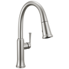 Llave de una manija con tubo de salida deslizable para cocina