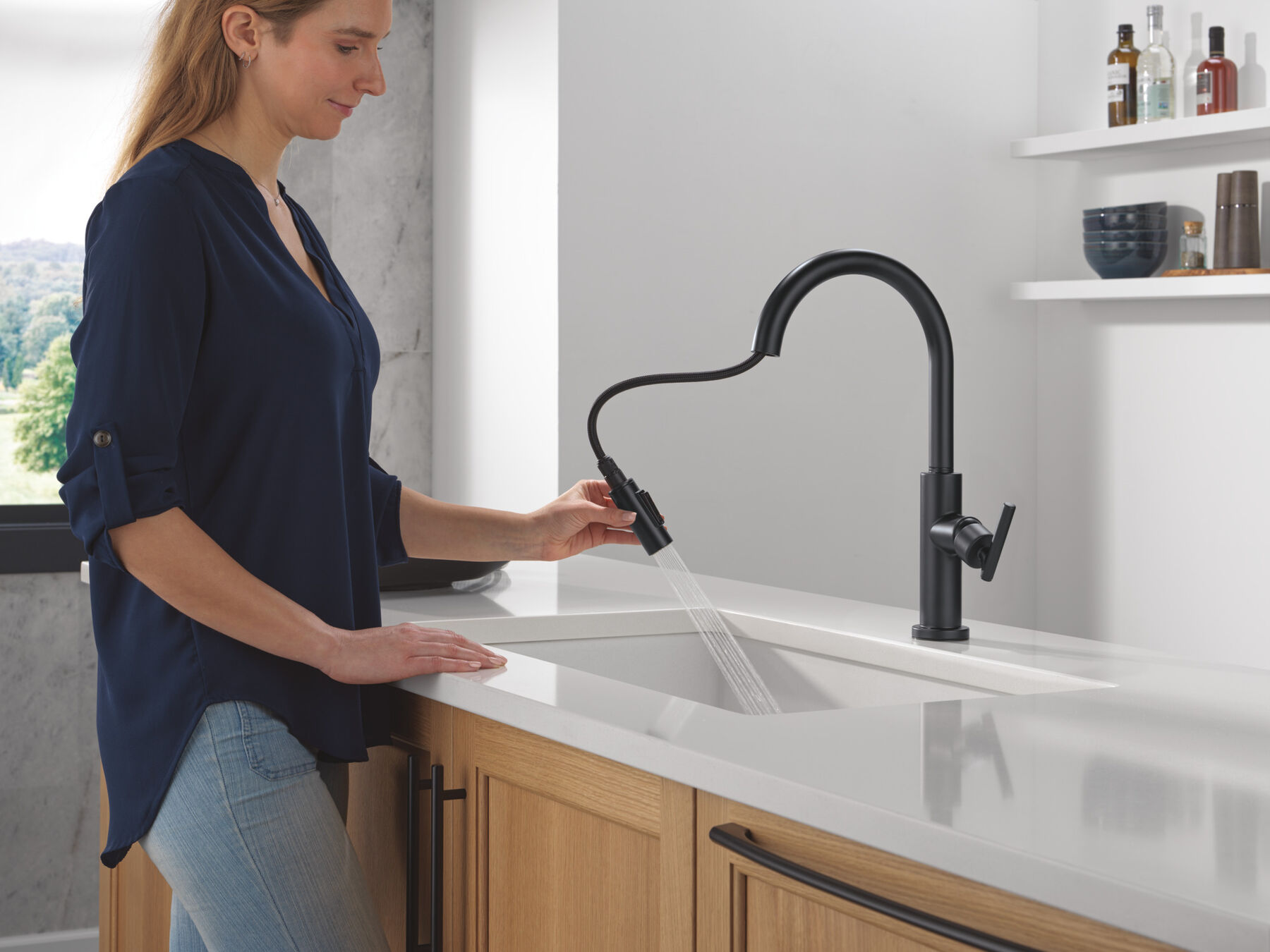 Llave para cocina monomando extensible, imagen 7