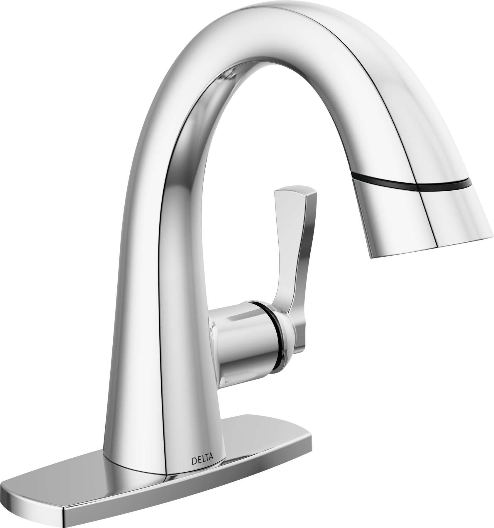Single Handle Pull-Down Bathroom Faucet (Recertified), image 1