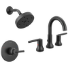 Widespread Lavatory Faucet with Shower Trim Bundle - 14 Series