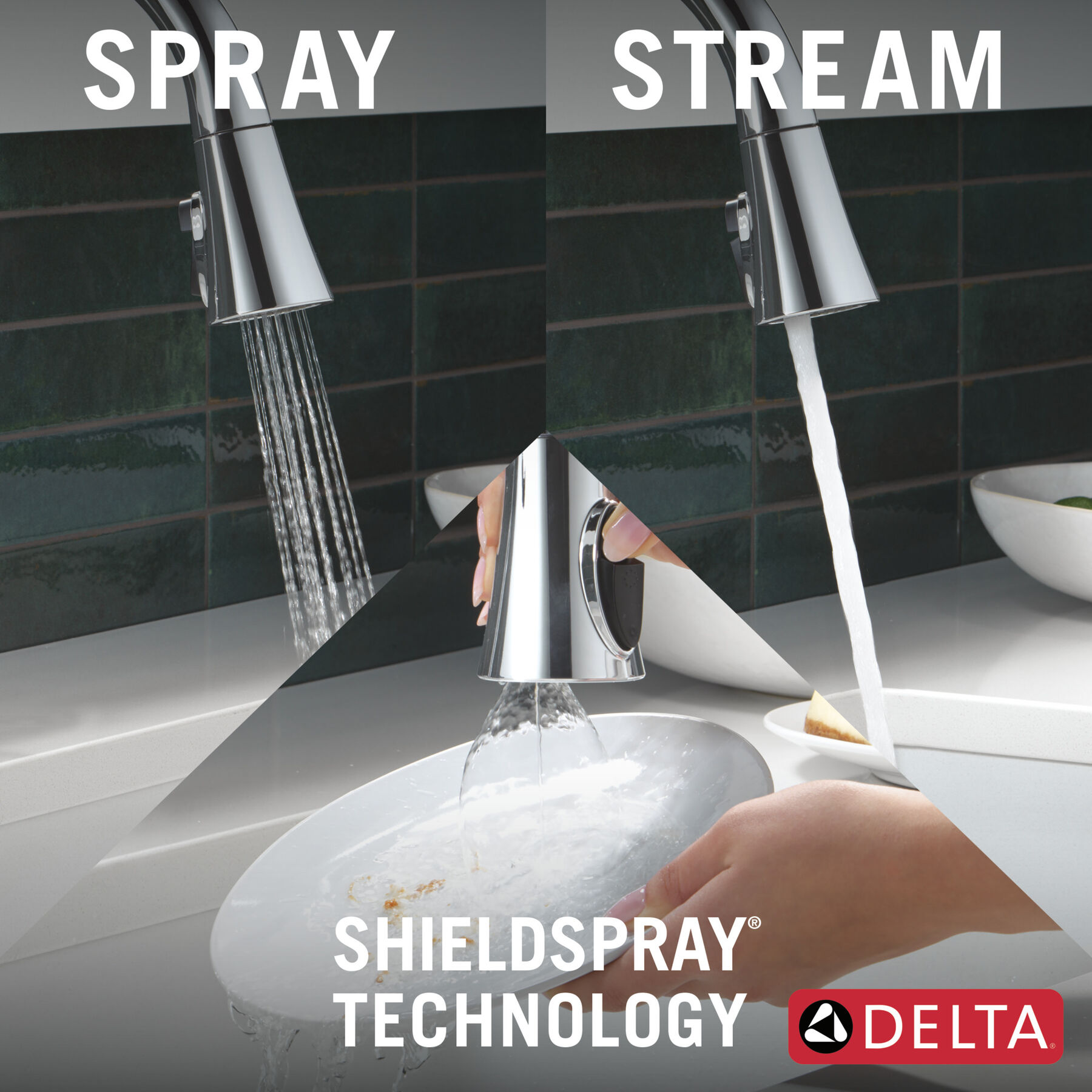 Touch<sub>2</sub>O® Technology Kitchen Faucet with Touchless Technology, image 11