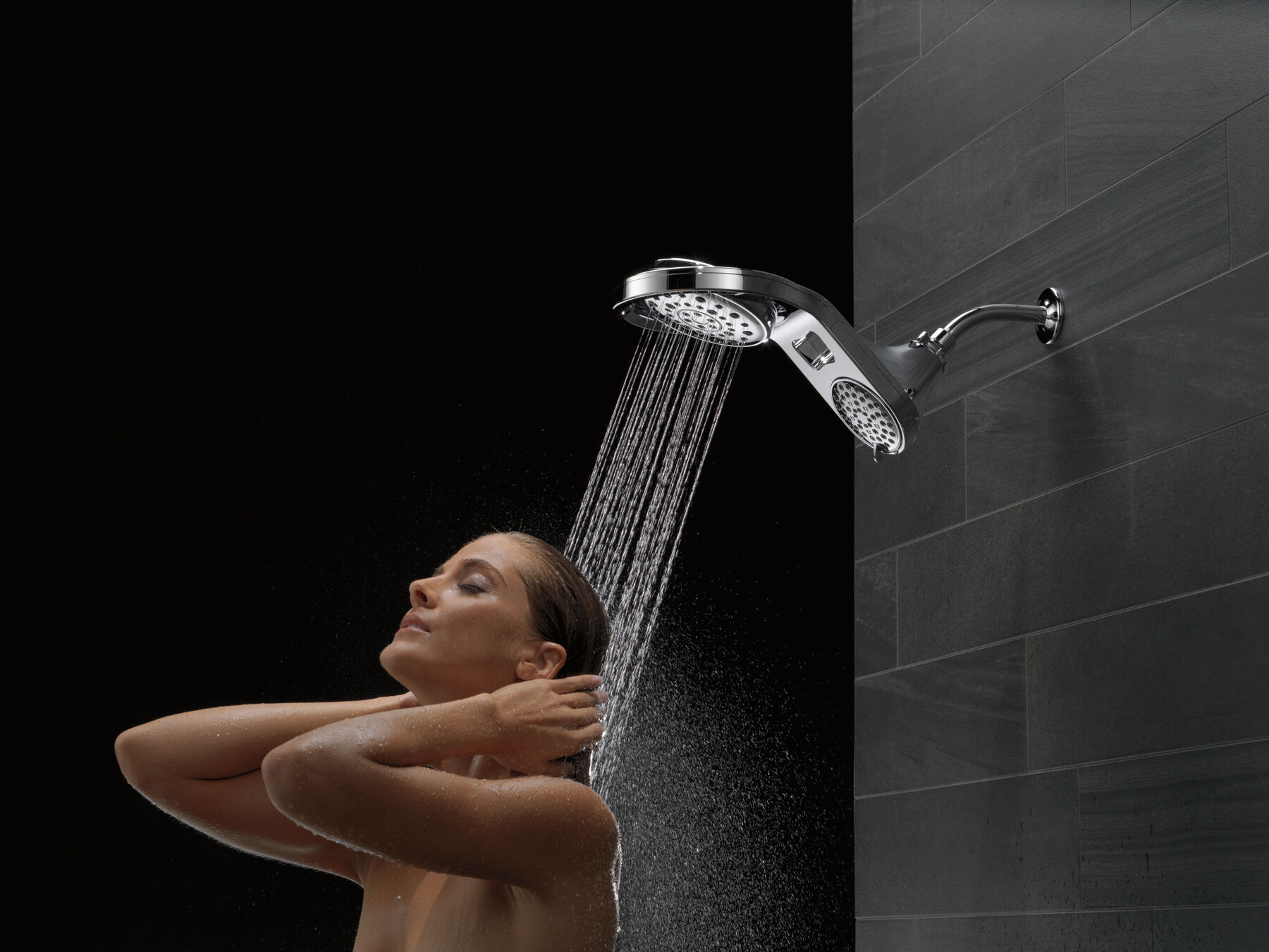 Regadera dos en uno HydroRain® de 5 funciones, imagen 7