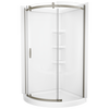 Shower Base with Wall and Enclosure Bundle