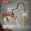 Single Handle Kitchen Pull-Down Faucet w/ Soap Dispenser
