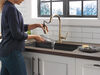 Llave para cocina extensible con ShieldSpray 1L (producto recertificado)