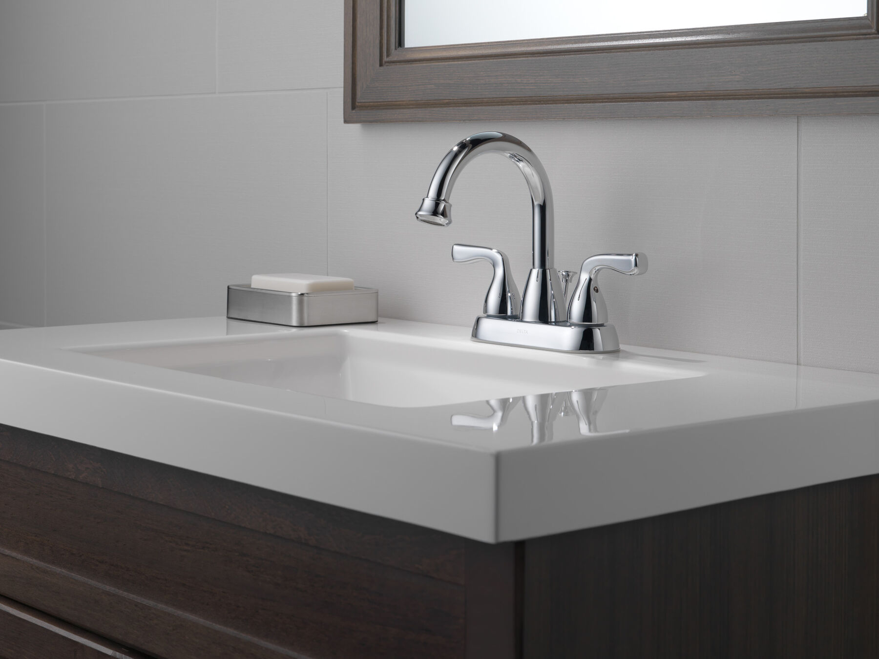 Llave para baño de combinación con dos manijas, imagen 4