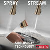 Single Handle Pull-Down Touch<sub>2</sub>O® Technology Kitchen Faucet with Touchless Technology