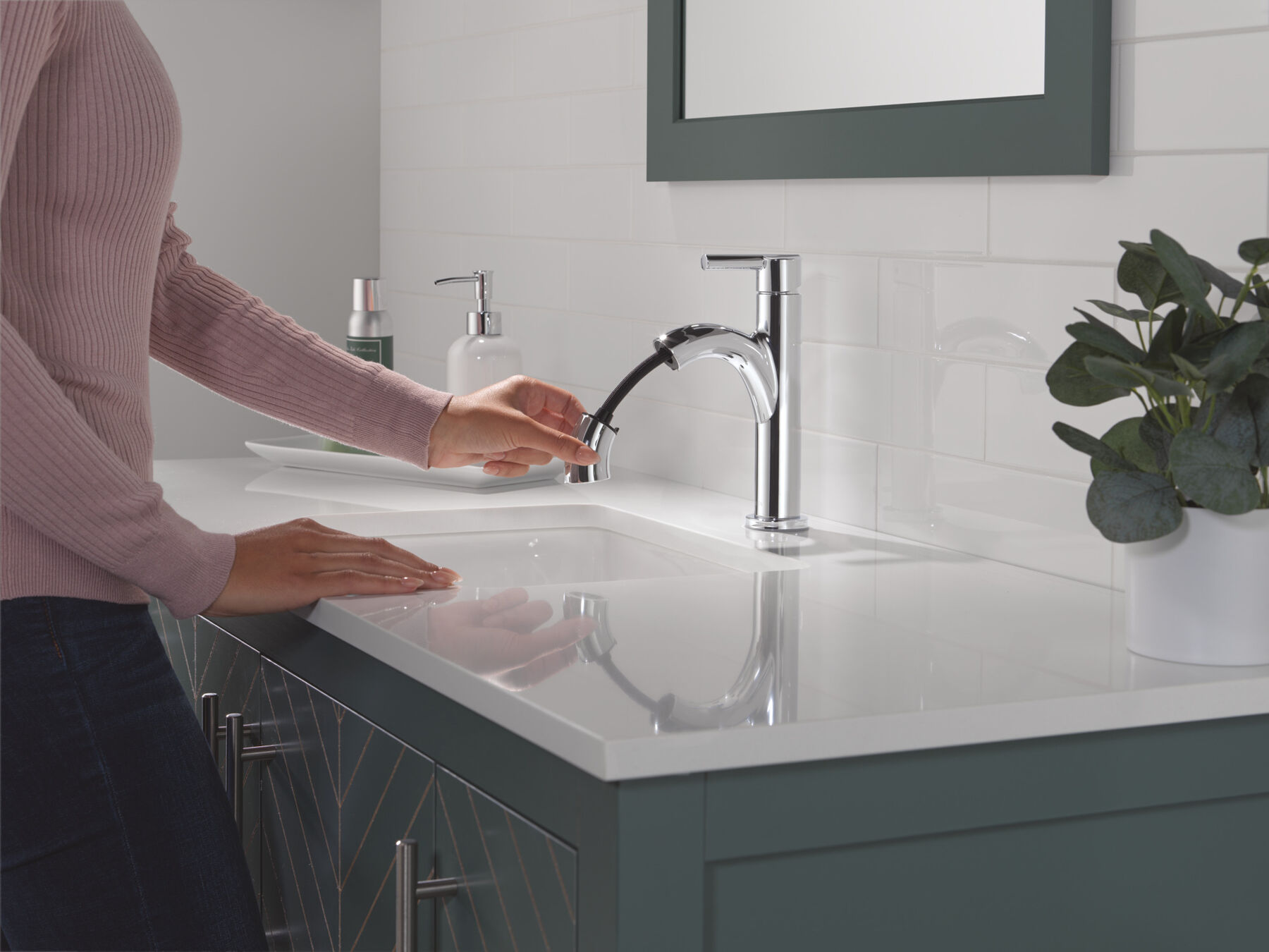 Llave para baño monomando extensible, imagen 5
