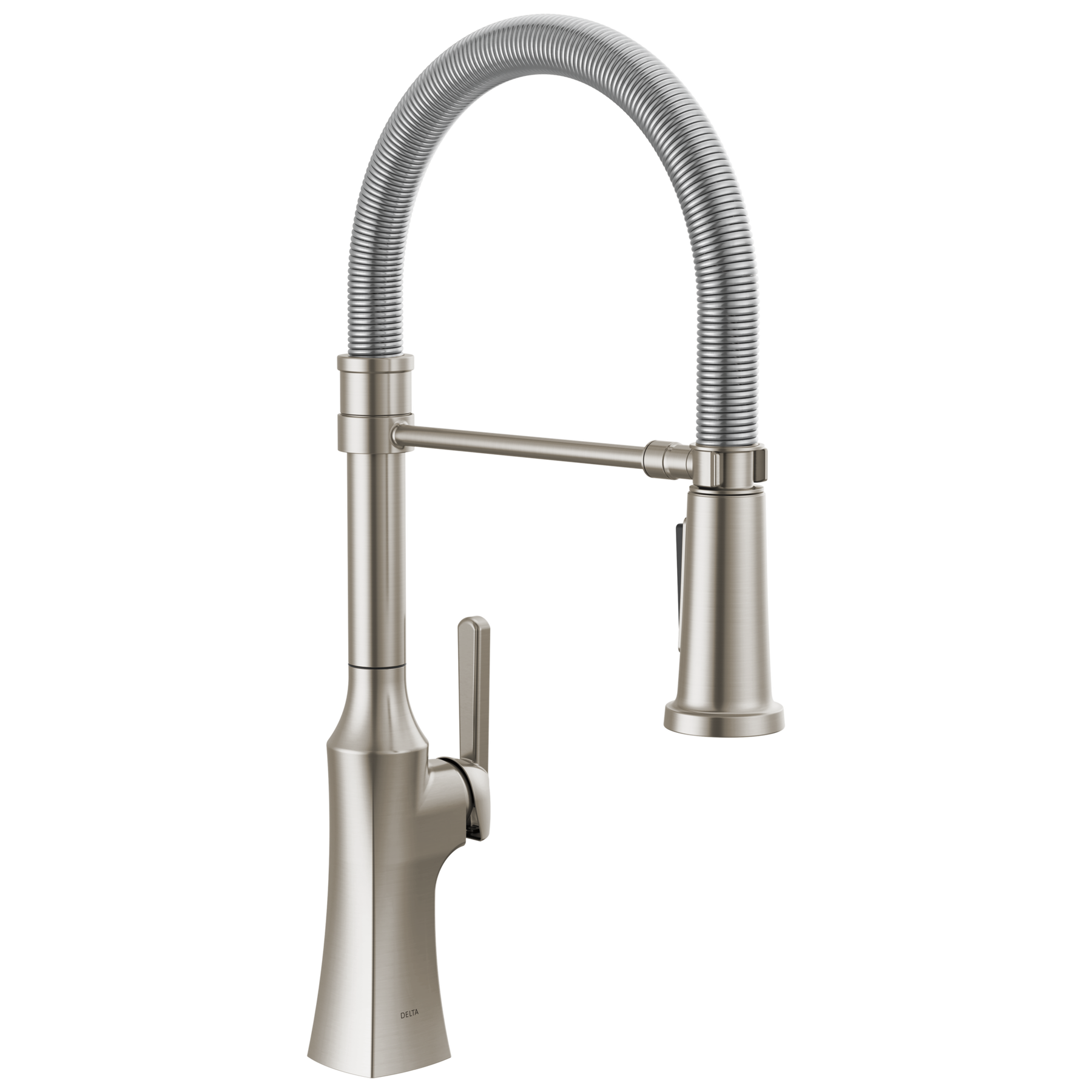 Llave monomando deslizable para cocina con salida con resorte