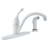 Llave para cocina de una manija con rociador