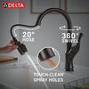 Touch<sub>2</sub>O® Technology Kitchen Faucet with Touchless Technology