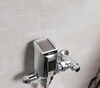Electronic Exposed Water Closet Flush Valve with Mechanical Manual Override - Solar Operated