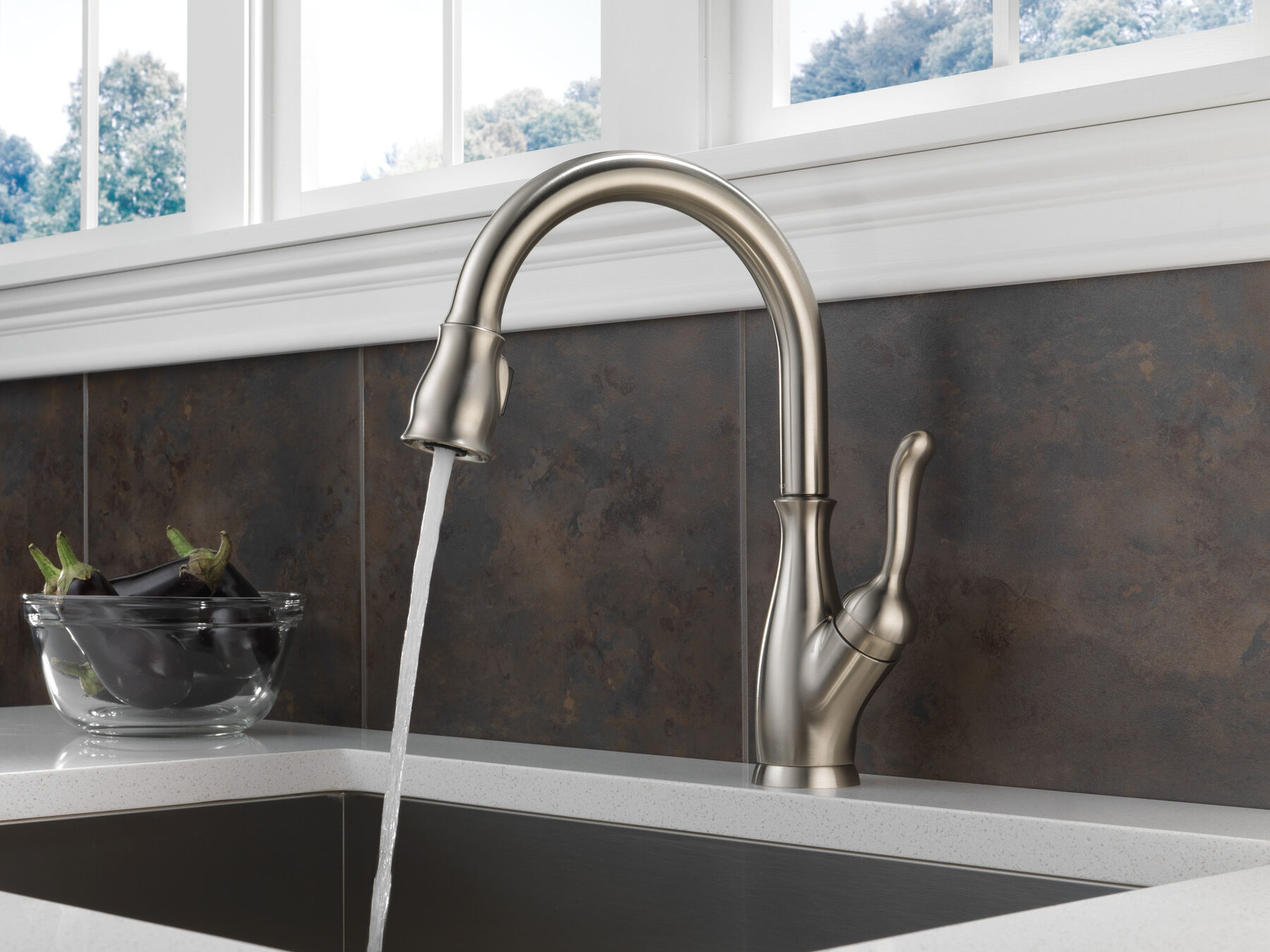 Kitchen Single Handle Pull Down Faucet, image 14