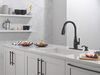 Llave para cocina monomando extensible con dispensador de jabón y tecnología ShieldSpray®