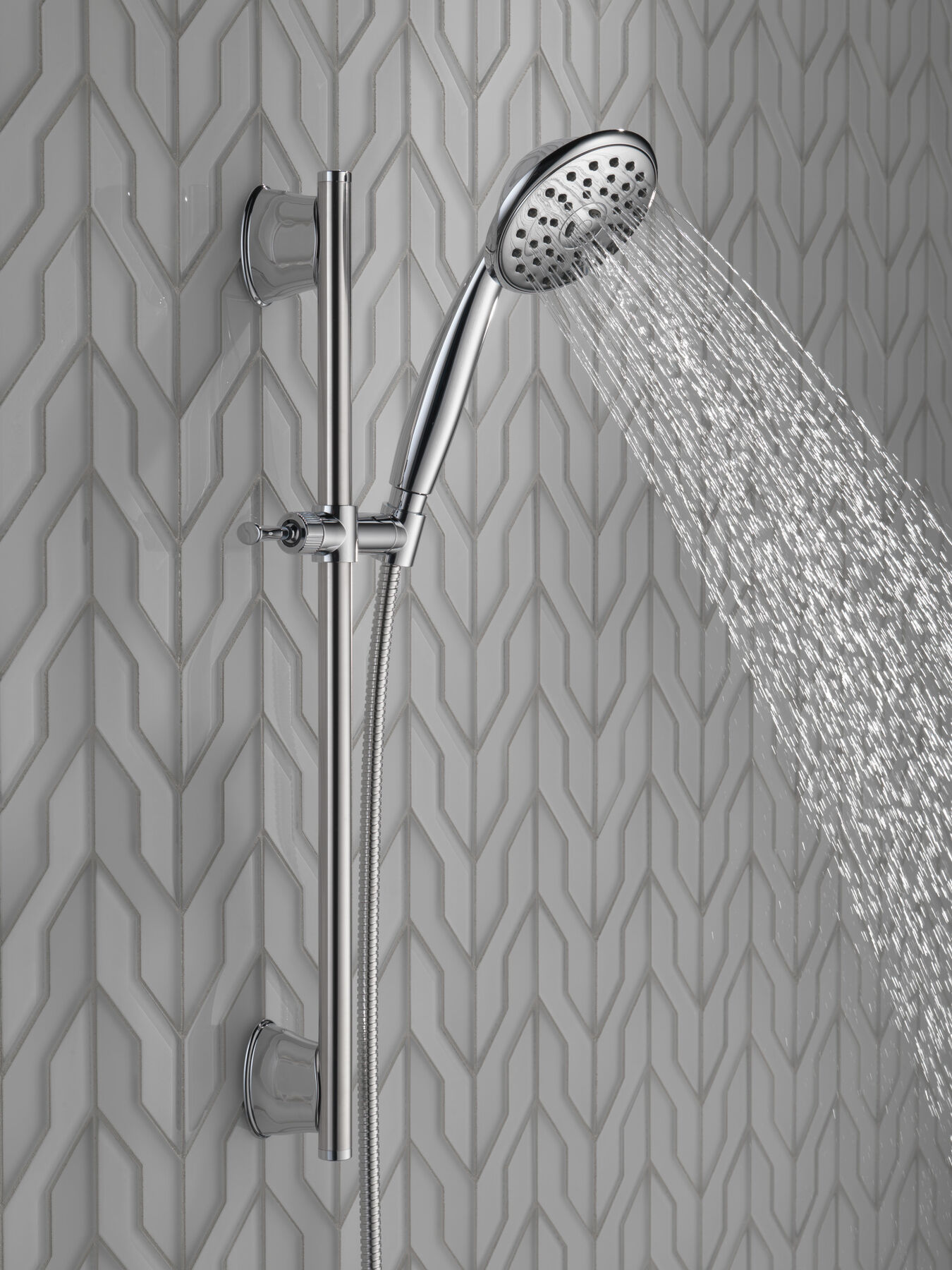 Ducha manual con barra para pared de 3 funciones, imagen 5