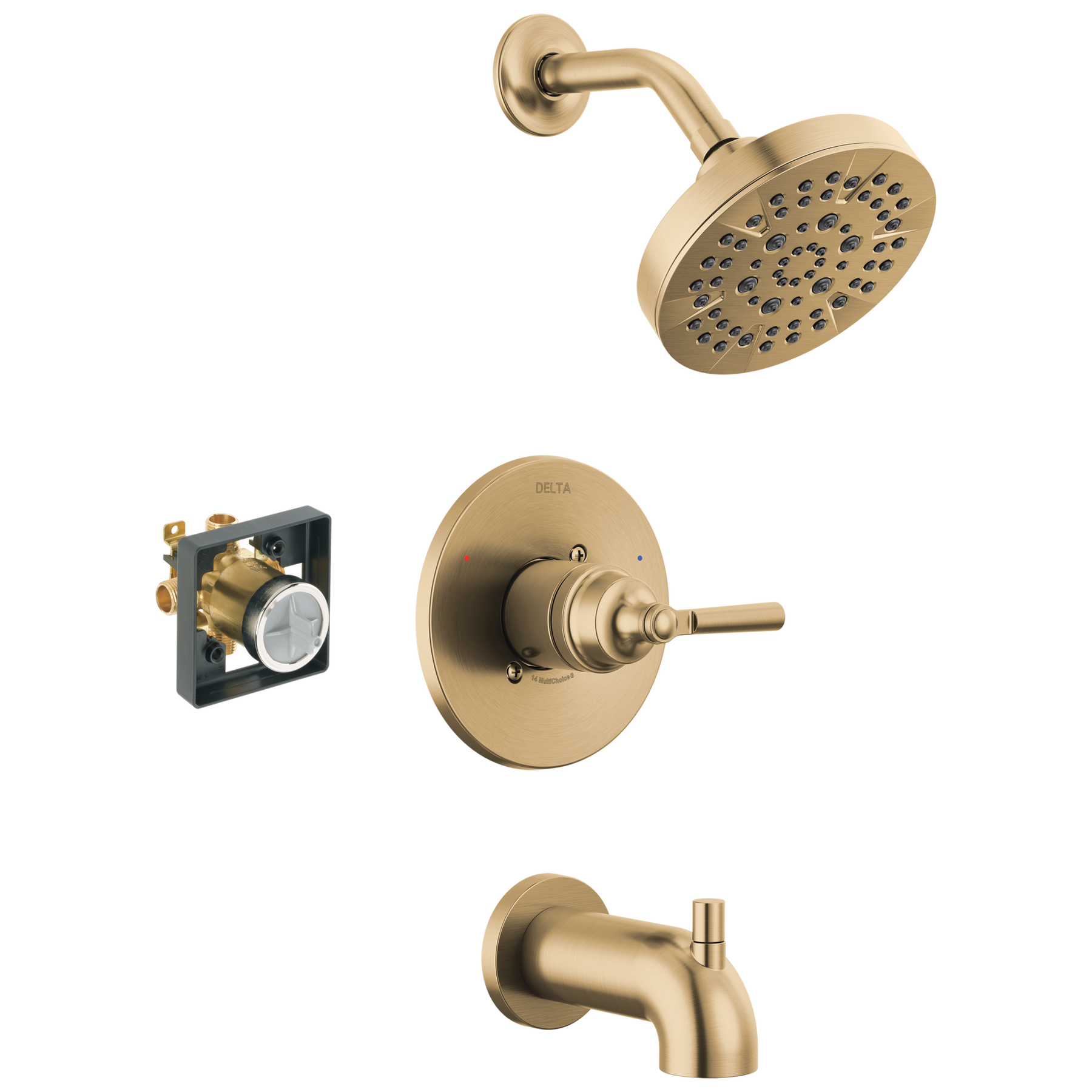 Tub Shower Trim with Universal Rough Bundle - 14 Series