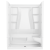 60x32 Alcove Shower Bundle - Right Seat Center Drain
