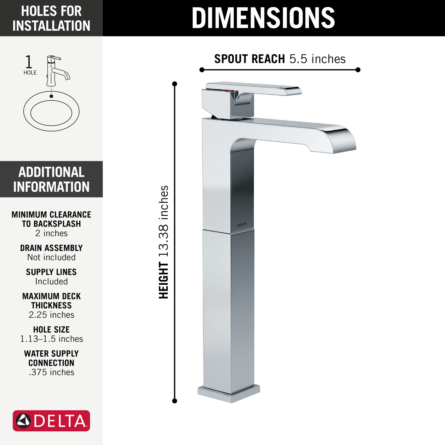 Llave para baño monomando tipo vasija, imagen 3