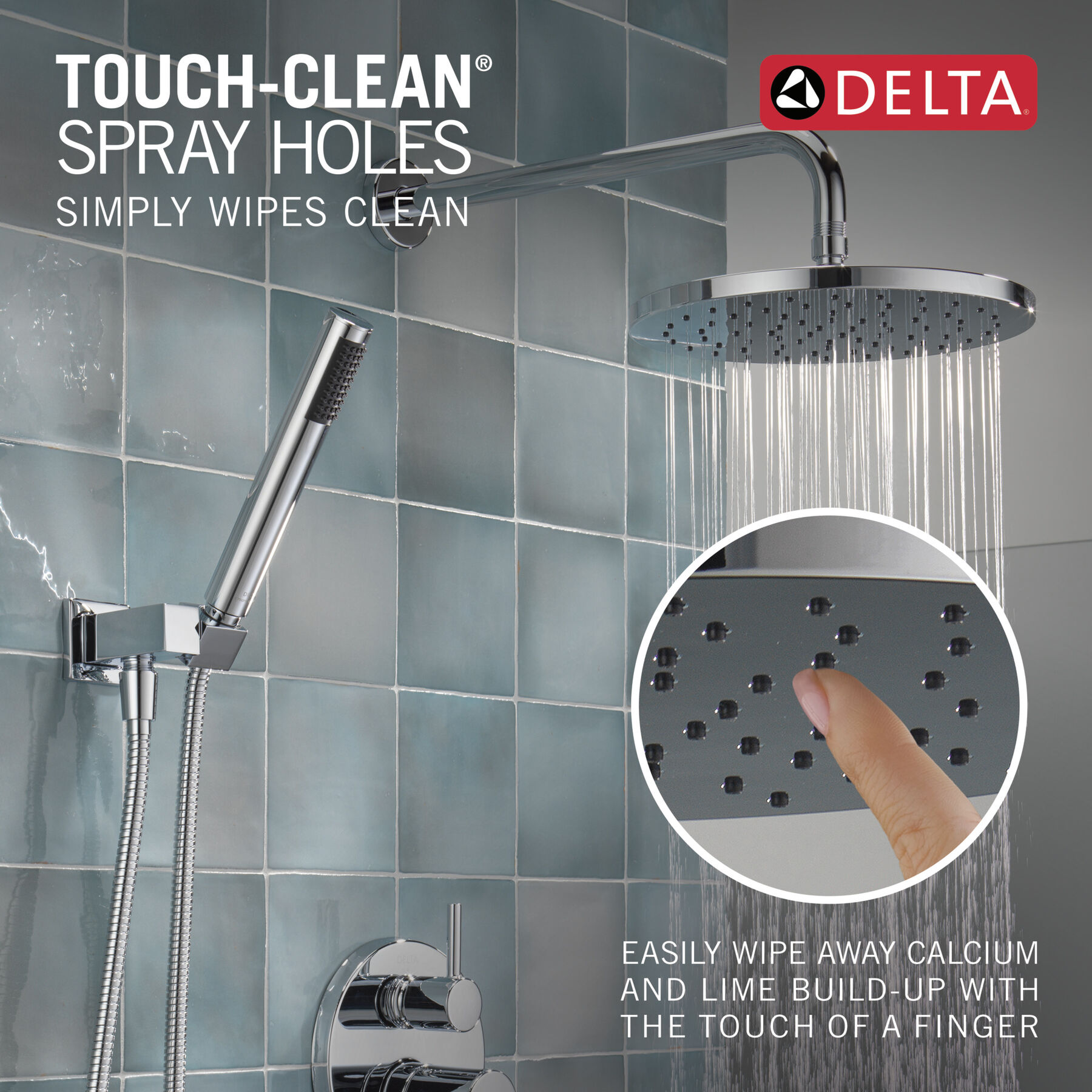 Raincan Shower Rough & Trim w/ HS 1L 14S (Recertified), image 3