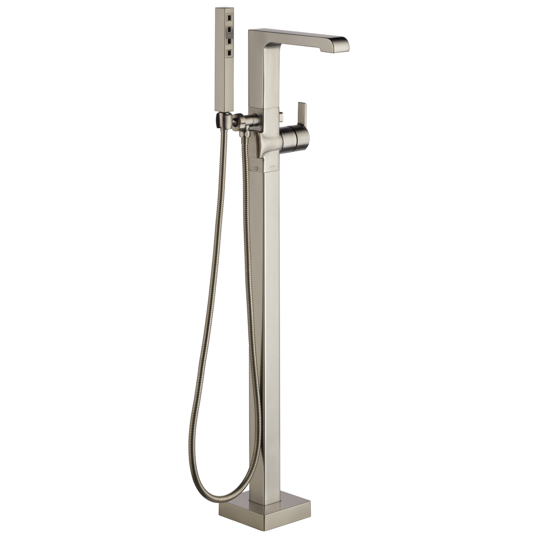 Terminación de llave de llenado para bañera monomando para montaje en piso con ducha manual