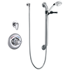 Universal Dual Shower Trim Diverter Hand Shower and Grab Bar