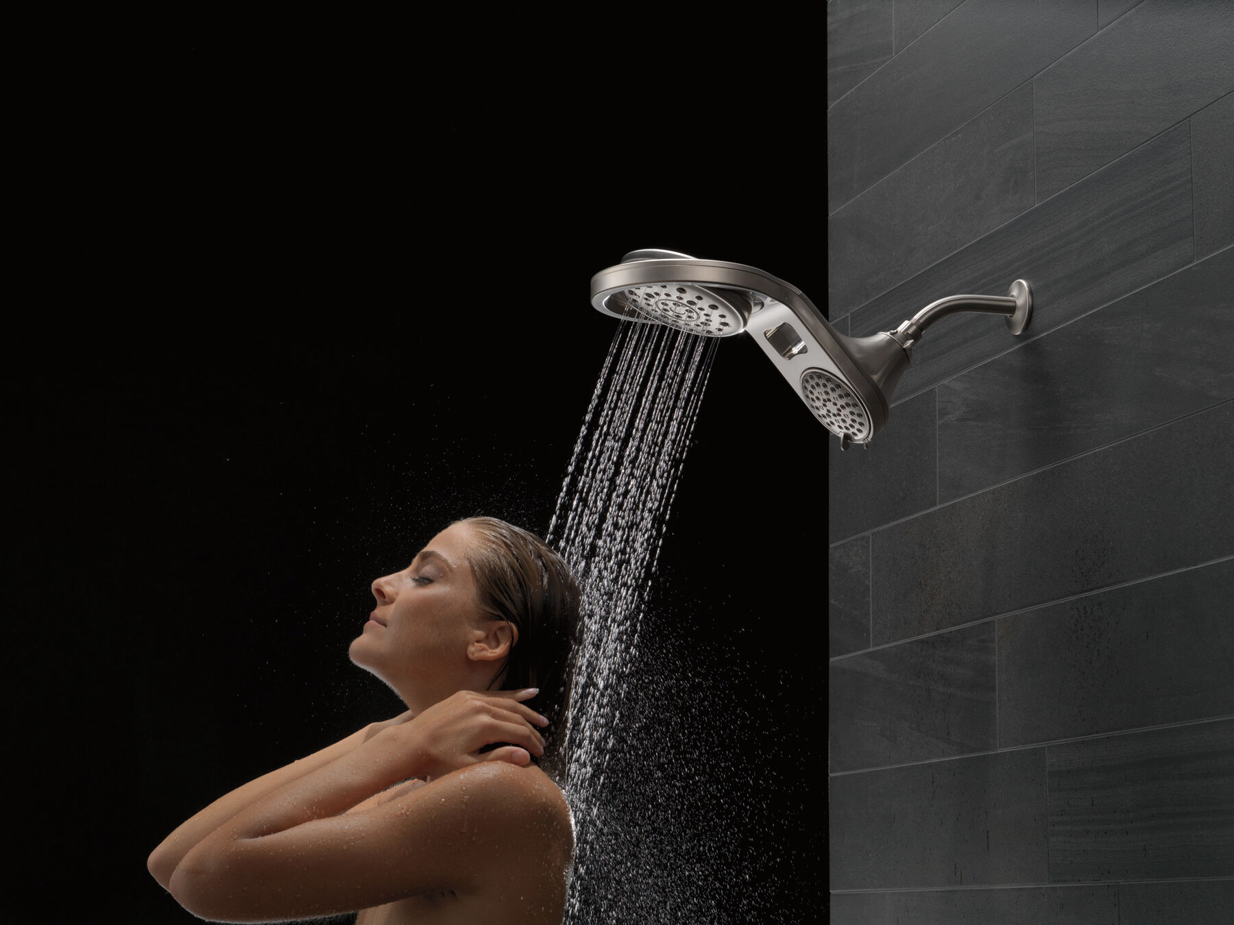 Regadera dos en uno HydroRain® de 5 funciones, imagen 7