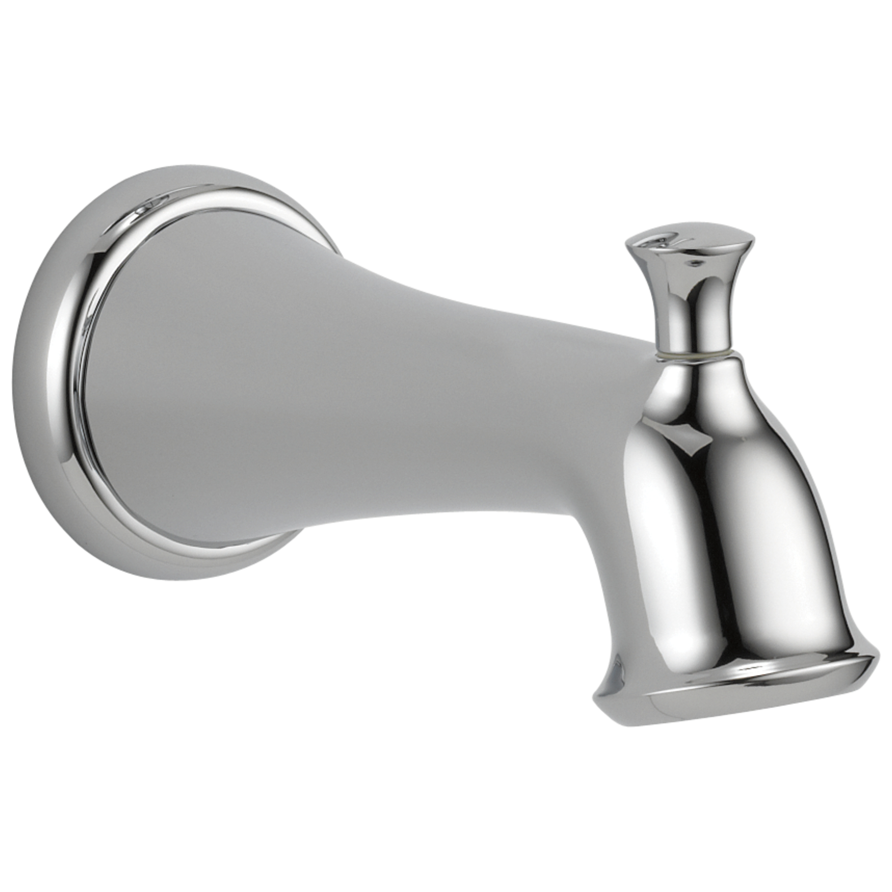 Tubo de salida para bañera con desviador deslizable
