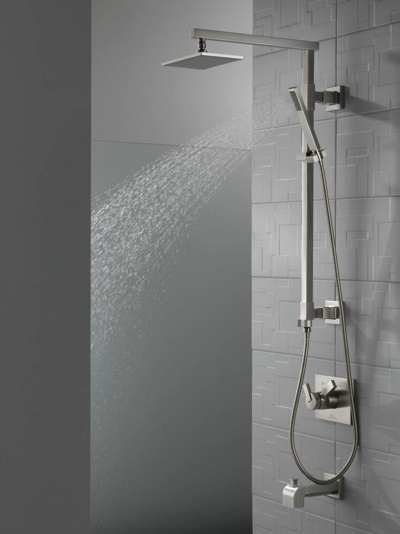 Salida de bañera, desviador deslizable hacia arriba, imagen 2