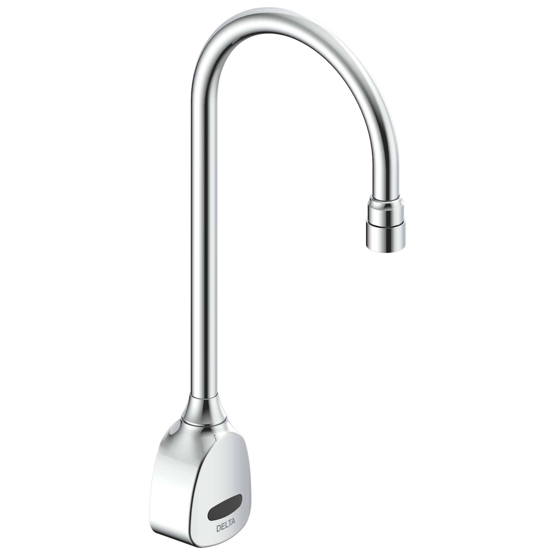 Wallmount Electronic Gooseneck Faucet, Hardwire, 1.5gpm