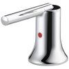Juego de manijas tipo palanca de metal 2H para baño