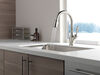 Llave para cocina monomando extensible con tecnología ShieldSpray®